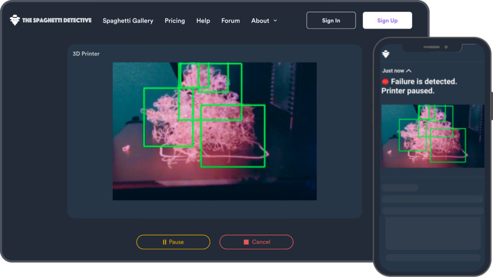 AI-Powered Failure Detection obico