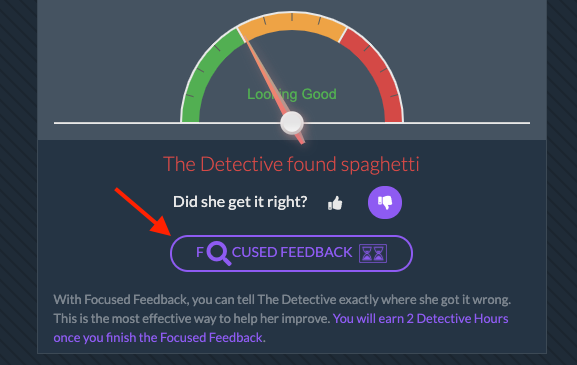 Focused Feedback button