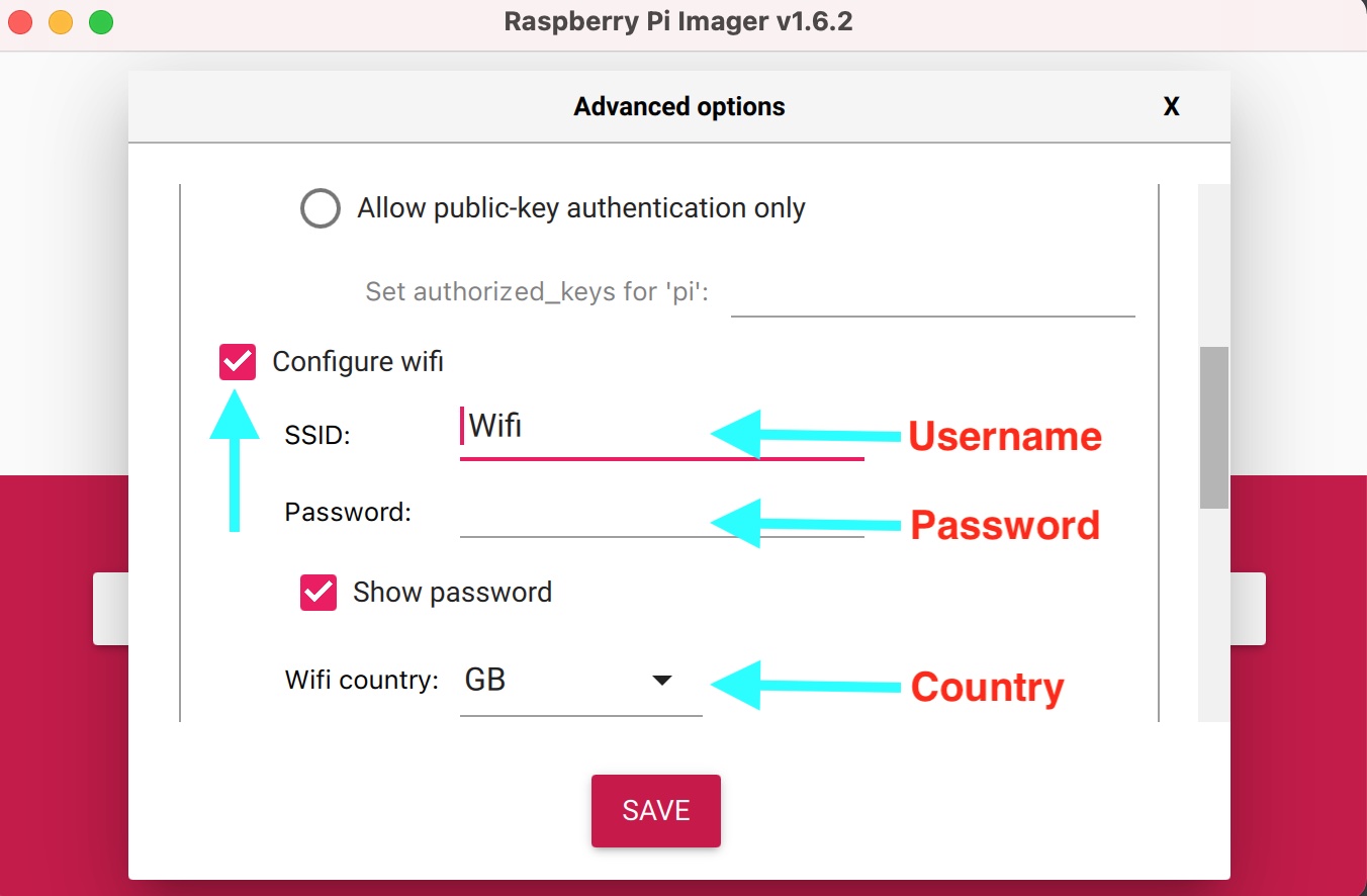 Configure Wifi 