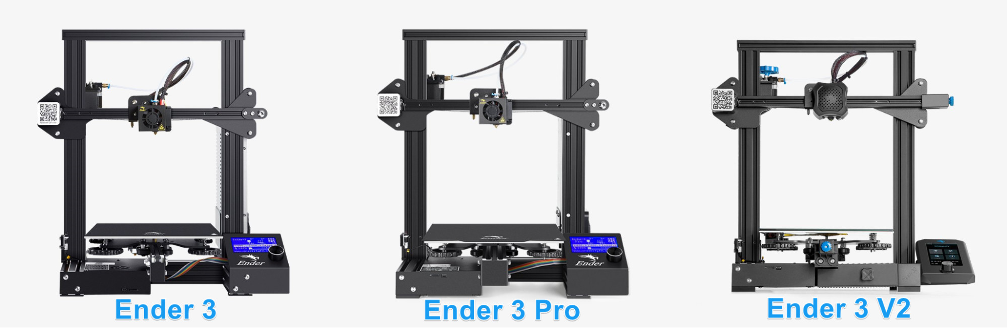 Ender-3 V2 vs Ender-3 Neo vs Ender-3 V2 Neo: A Detailed Comparison