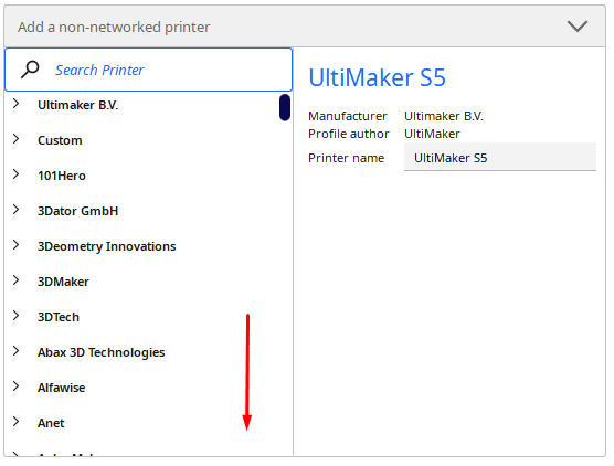 Cura Printer Profiles