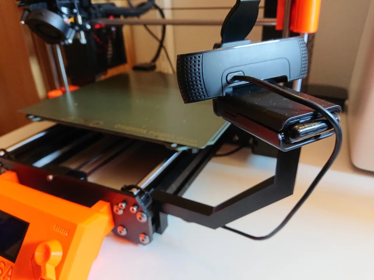 Camera mount for Prusa i3 MK3/MK3S/Courtesy: Prusa Printers