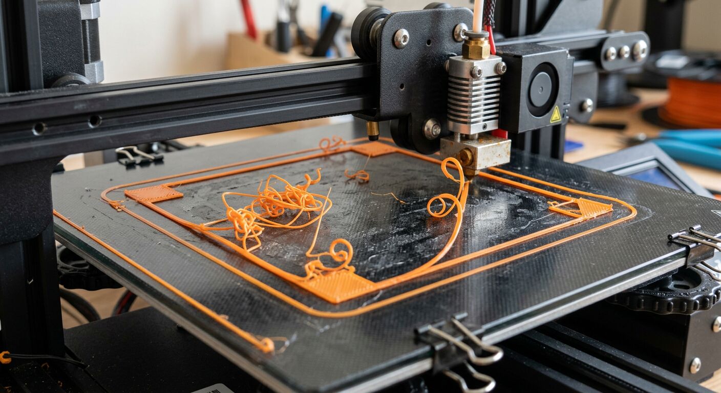 First layer bed adhesion failure on 3D printer